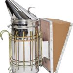 New Bee Hive Smoker Stainless Steel w/Heat Shield Beekeeping Equipment