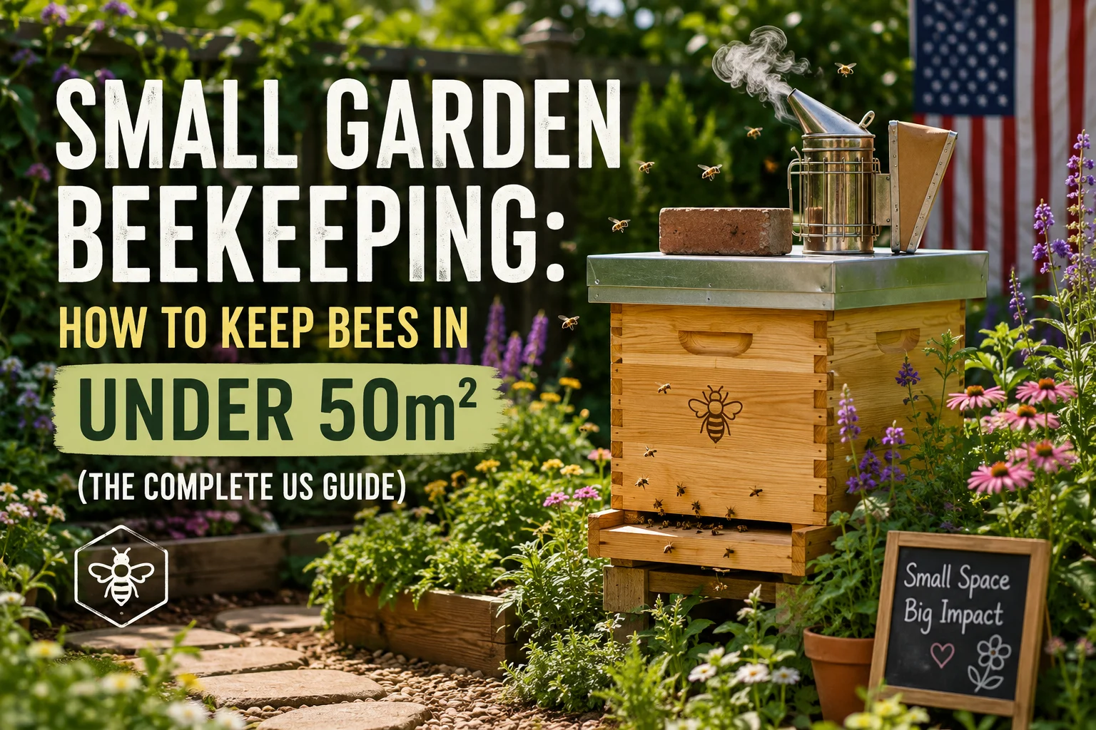 Small Garden Beekeeping: How to Keep Bees in Under 50m² (The Complete US Guide)