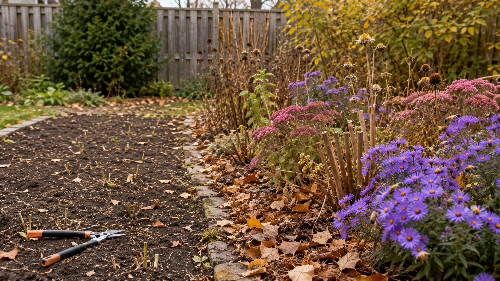 The Fall Garden Cleanup Mistake That Hurts Bees