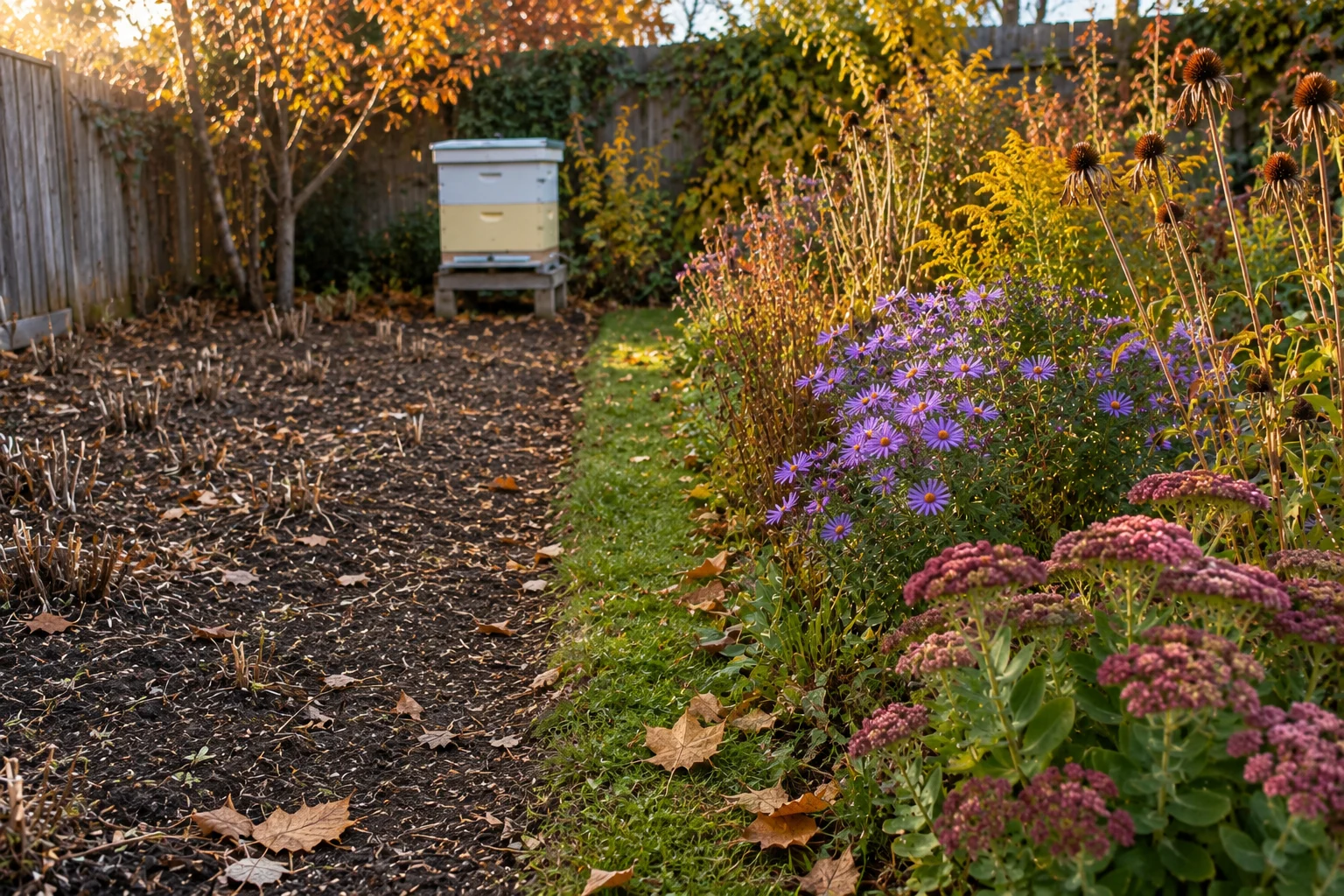 fall garden cleanup mistake that hurts bees and pollinators