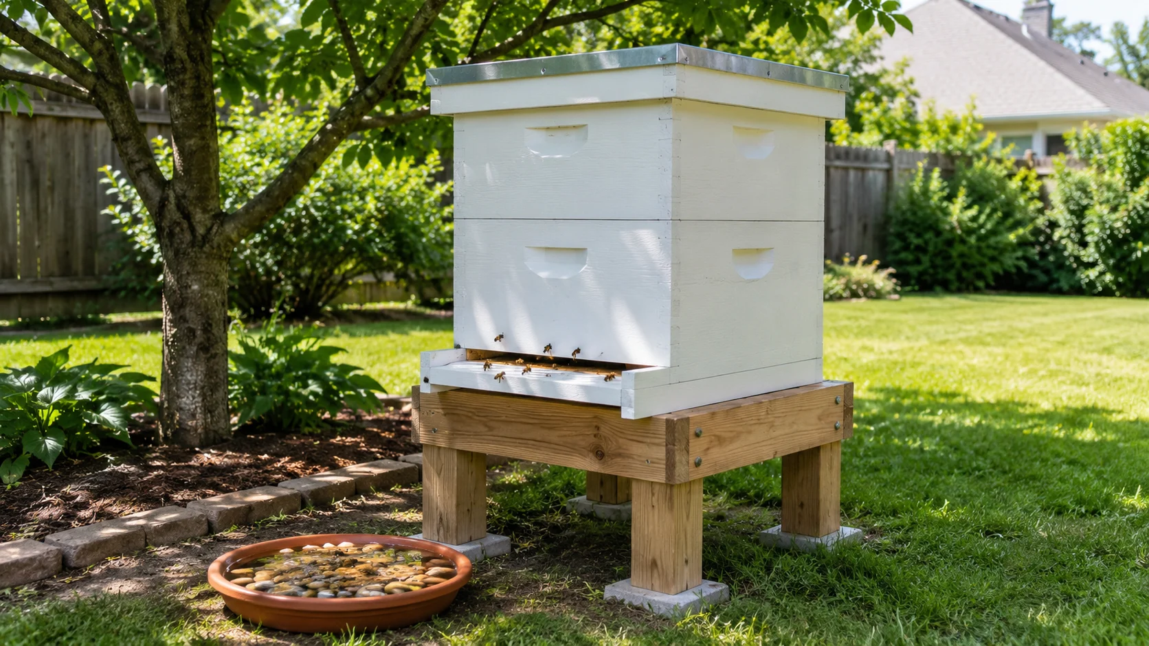 How to Keep a Backyard Beehive Cool in Summer Without Stressing Your Bees