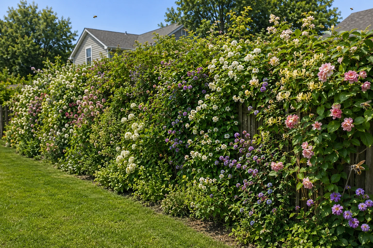 The Living Fence: How to Build a Bee-Friendly Boundary That Doubles as Forage