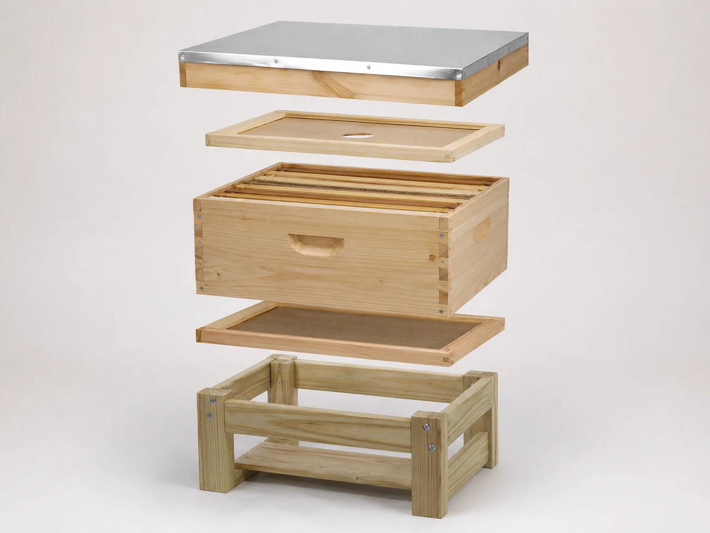 essential Langstroth hive equipment for small backyard beekeeping