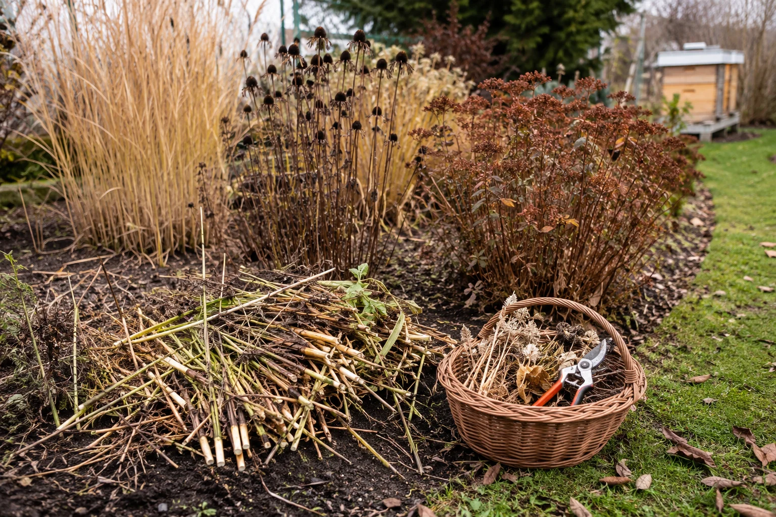 Pollinator Garden Winter Prep: What to Cut, What to Leave, and What to Save