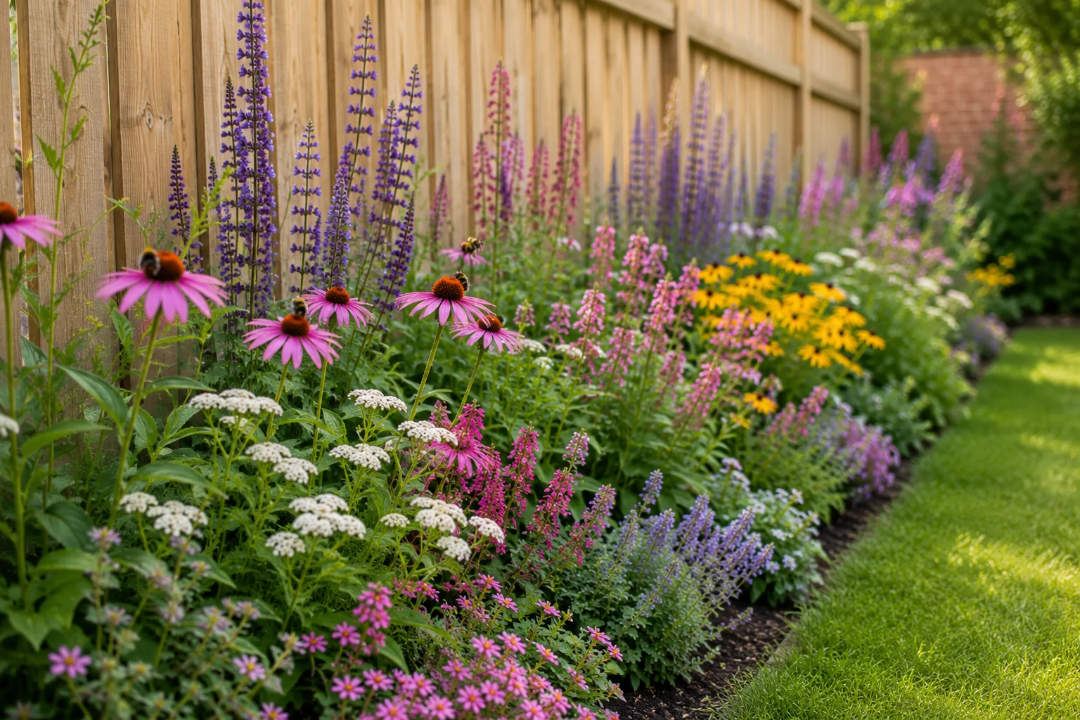 How to Plant a Pollinator Strip Along a Fence or Wall: 7 Simple Steps