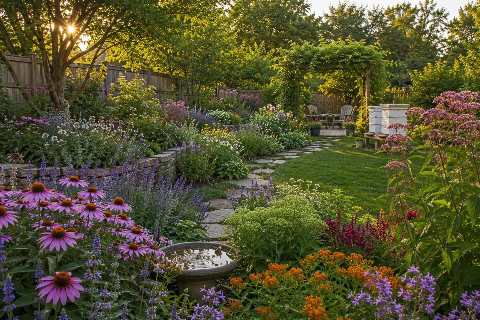 15 Bee Garden Design Ideas That Make Your Whole Yard Work for Pollinators