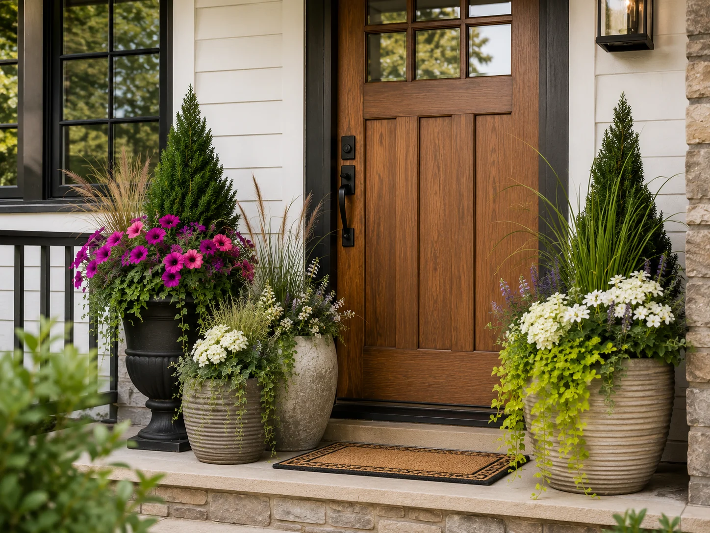 17 Front Door Planters That Instantly Upgrade Your Entryway