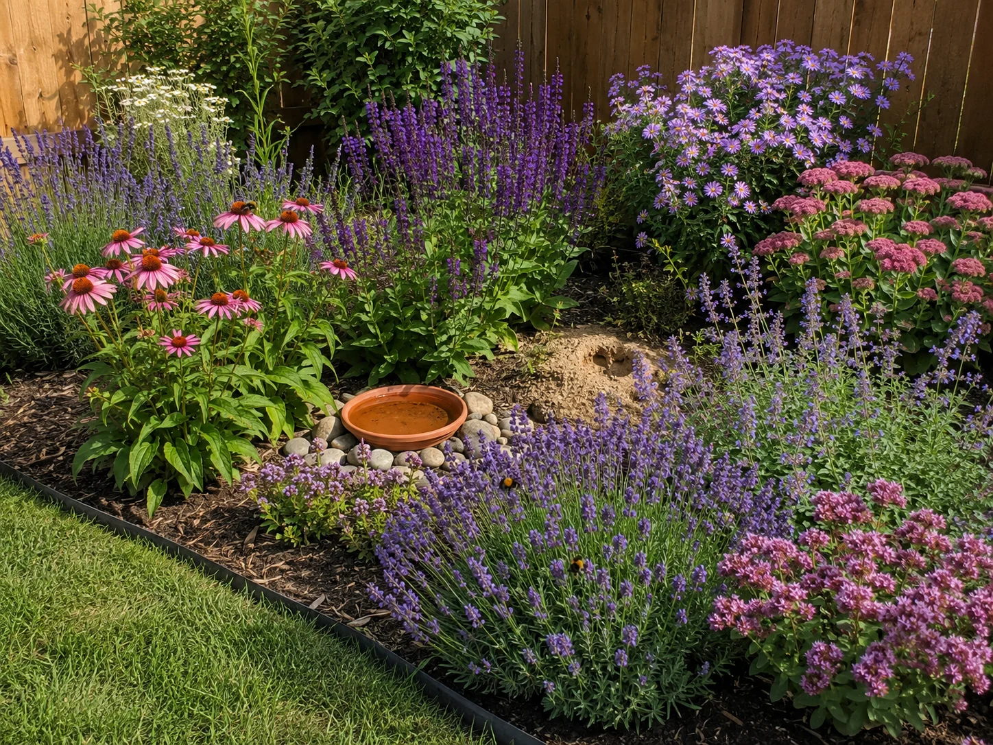 How to fix a pollinator garden that is not attracting bees