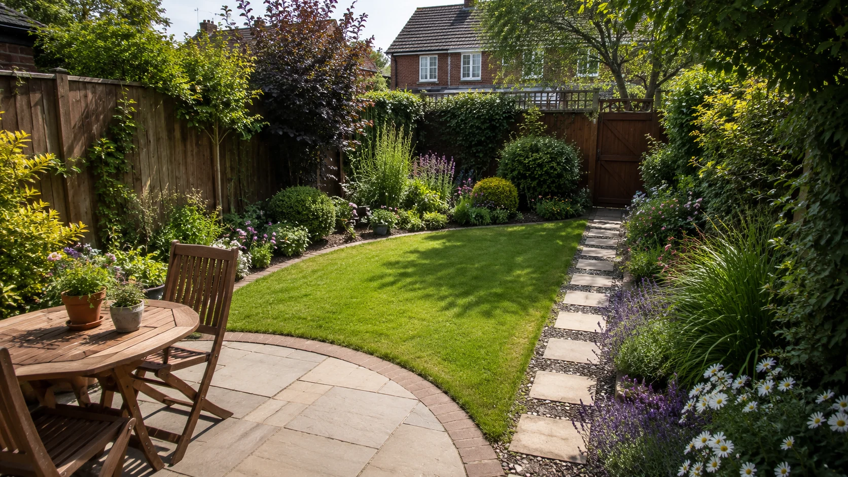 Backyard garden design ideas for a beautiful and practical small yard