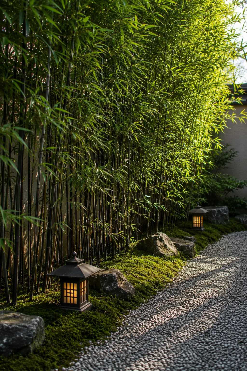 Japanese maple specimen tree in small courtyard garden design