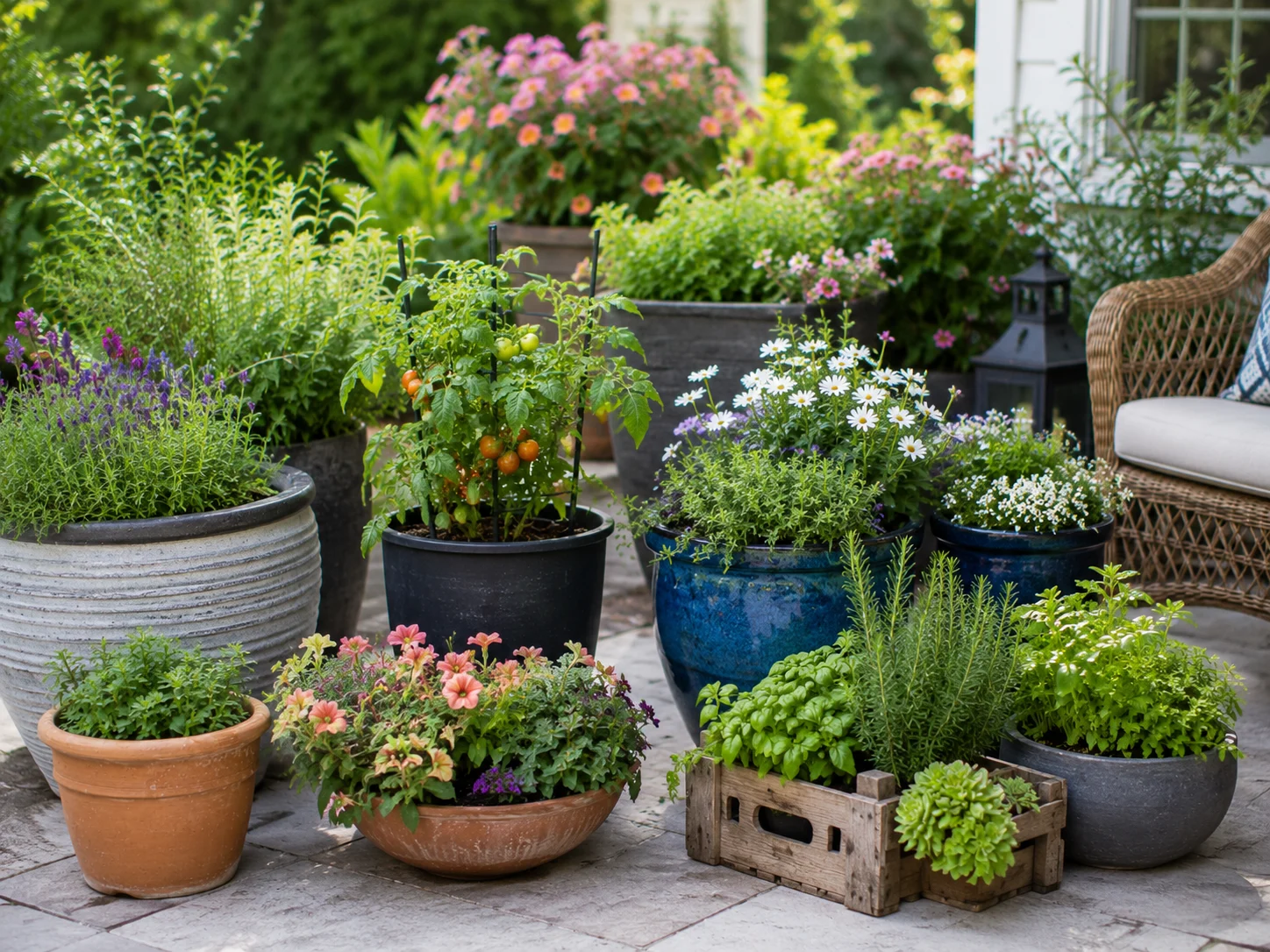 35 Beautiful Container Garden Ideas for Any Style and Space