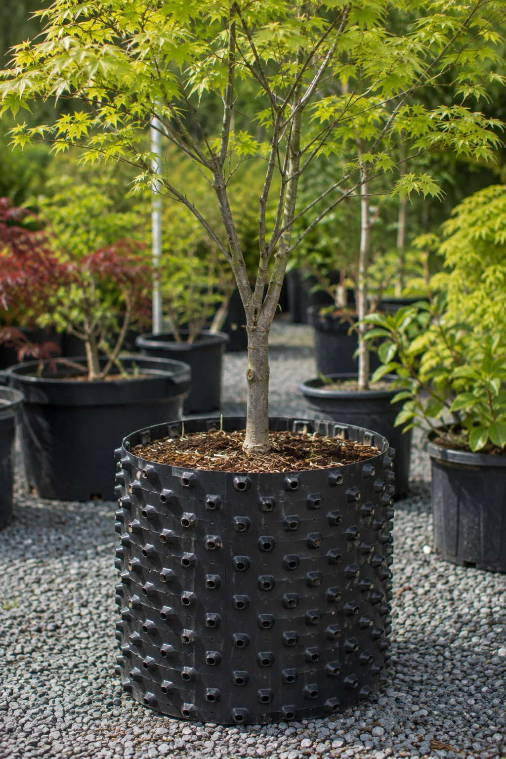 root pruning container garden idea