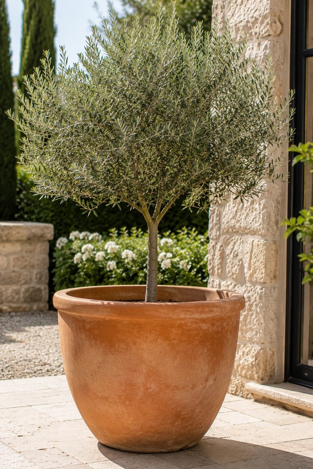 single specimen oversized pot container garden idea