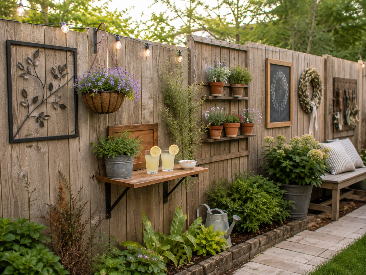 27 Fence Decorating Ideas That Actually Work in a Real Backyard