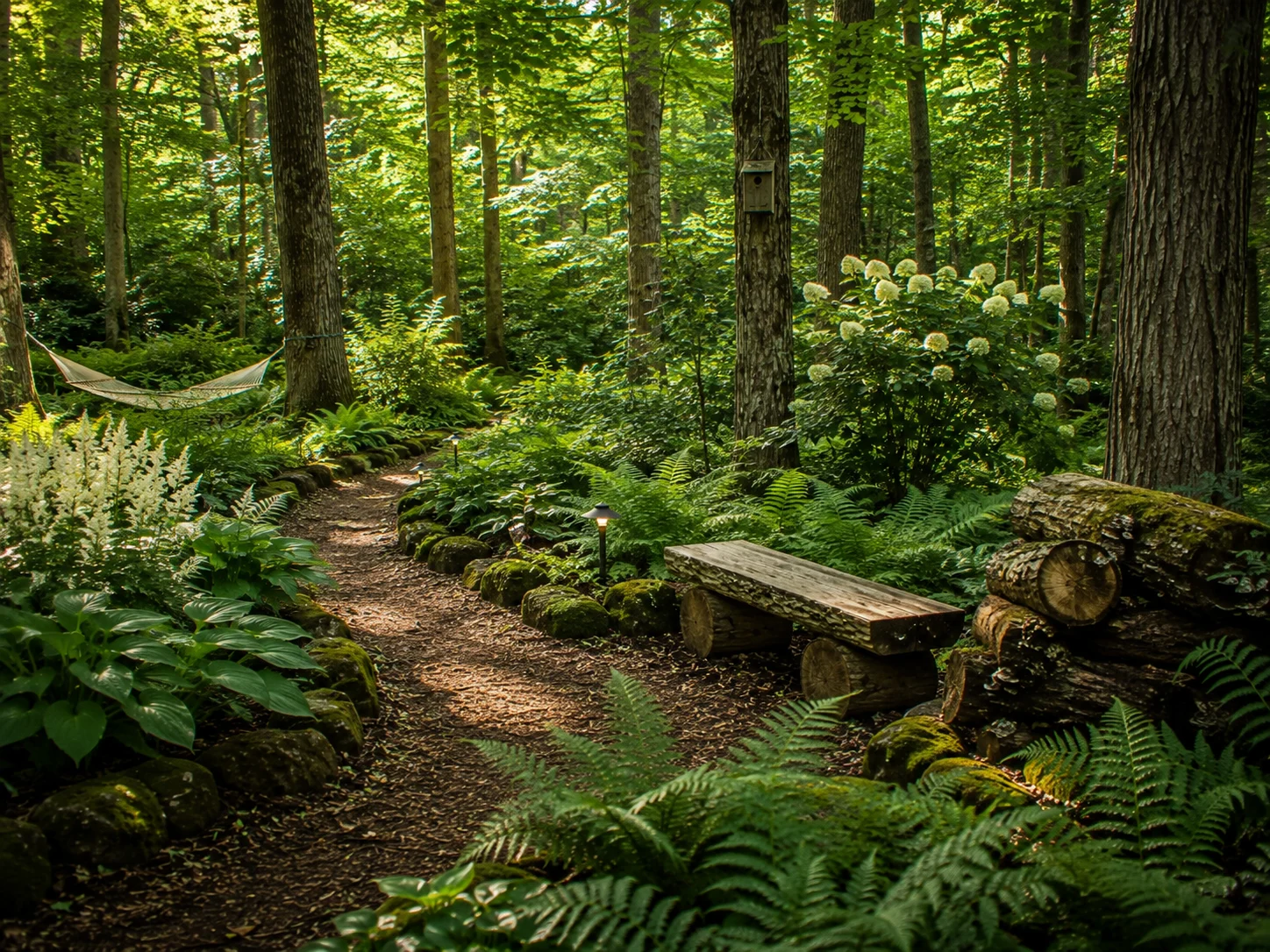 23 Woodland Garden Ideas for a Naturally Shaded Yard