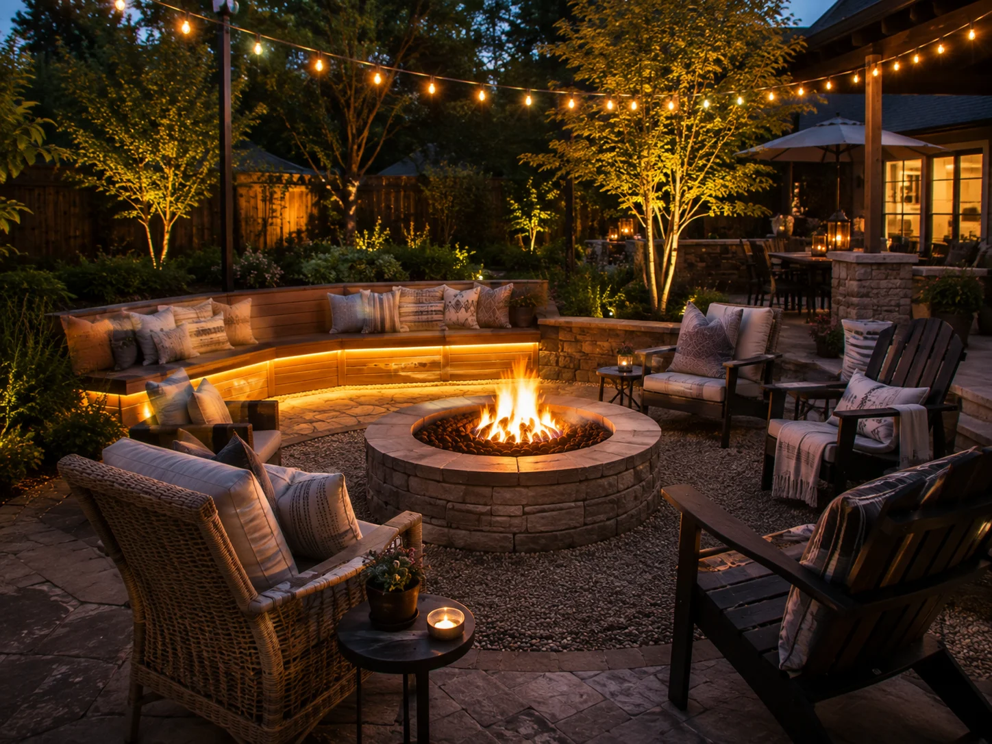 35 Fire Pit Seating Ideas for Every Backyard Style